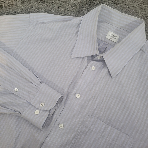 Armani Collezioni Men's Button Up Dress Shirt Size L - Picture 1 of 8